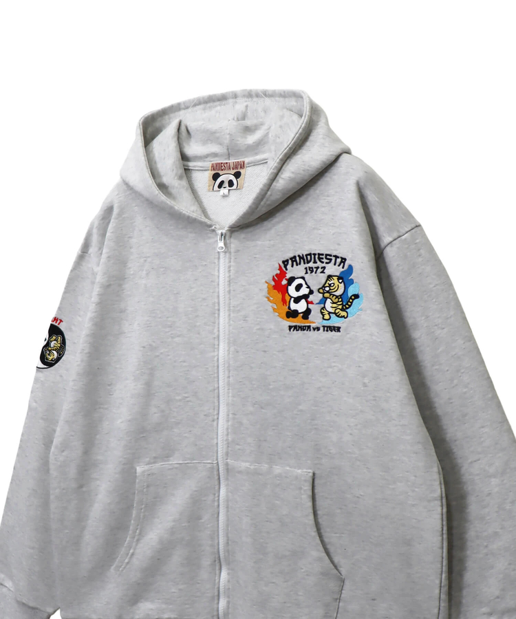 PANDIESTA(パンディエスタ) |SB PANDIESTA タイガー＆ドラゴン パンダ フルジップ パーカー(595562 MENS)