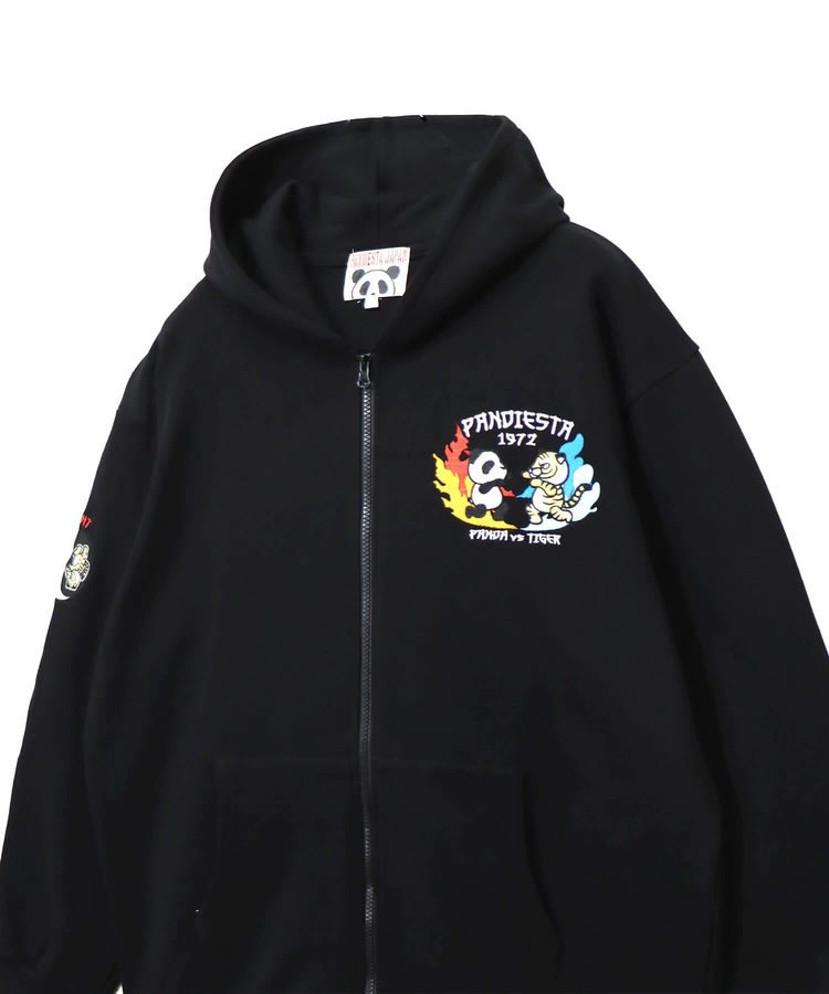 PANDIESTA(パンディエスタ) |SB PANDIESTA タイガー＆ドラゴン パンダ フルジップ パーカー(595562 MENS)