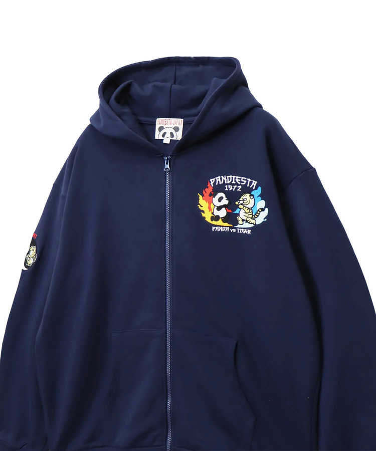 PANDIESTA(パンディエスタ) |SB PANDIESTA タイガー＆ドラゴン パンダ フルジップ パーカー(595562 MENS)