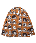 PANDIESTA(パンディエスタ) |SB PANDIESTA ROCK STAR PANDA 総柄 オープンシャツ(595320 MENS)
