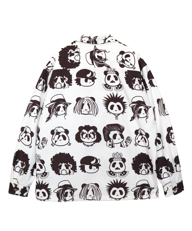 PANDIESTA(パンディエスタ) |SB PANDIESTA ROCK STAR PANDA 総柄 オープンシャツ(595320 MENS)