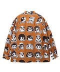 PANDIESTA(パンディエスタ) |SB PANDIESTA ROCK STAR PANDA 総柄 オープンシャツ(595320 MENS)