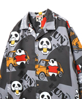 PANDIESTA(パンディエスタ) |SB PANDIESTA BEER＆CARS PANDA 総柄 オープンシャツ(595321 MENS)