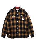 PANDIESTA(パンディエスタ) |SB PANDIESTA FARMERS PANDA オンブレ チェック フランネルシャツ(595204 MENS)