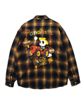 PANDIESTA(パンディエスタ) |SB PANDIESTA FARMERS PANDA オンブレ チェック フランネルシャツ(595204 MENS)
