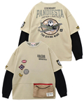 PANDIESTA(パンディエスタ) |SB PANDIESTA サコッシュ ミリタリー フェイクレイヤード Tシャツ セットアップ可能(595953 MENS/WOMENS)