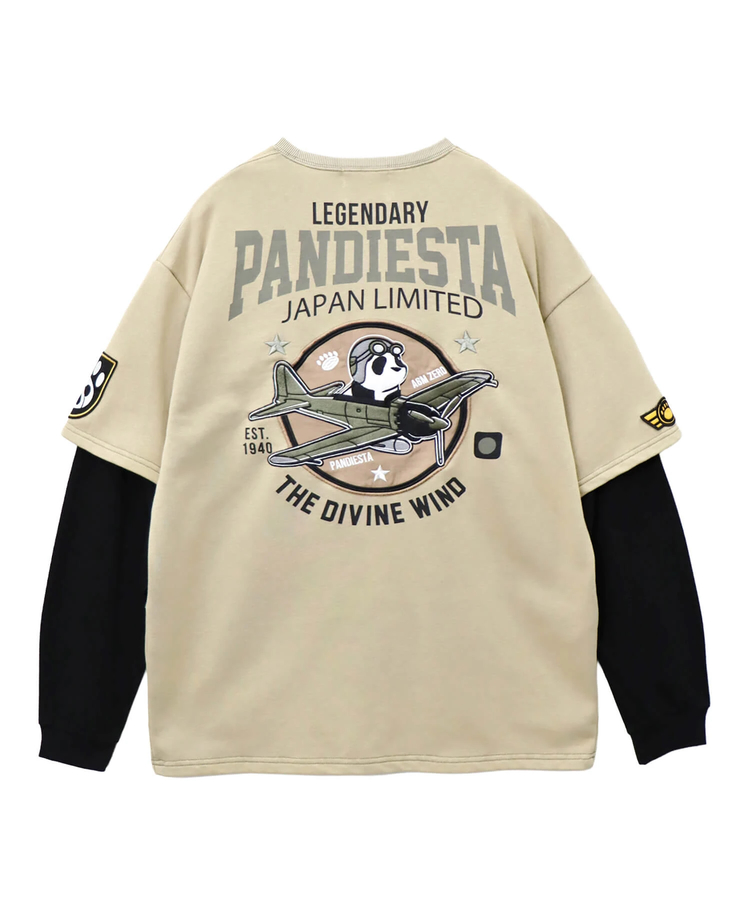 PANDIESTA(パンディエスタ) |SB PANDIESTA サコッシュ ミリタリー フェイクレイヤード Tシャツ セットアップ可能(595953 MENS/WOMENS)