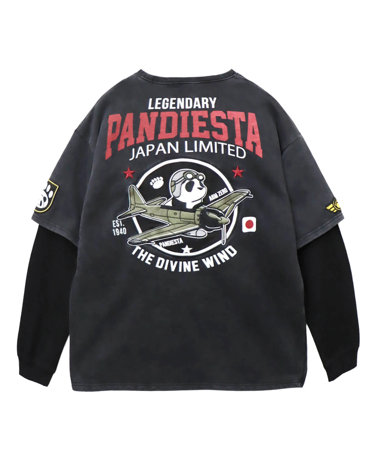 PANDIESTA(パンディエスタ) |SB PANDIESTA サコッシュ ミリタリー フェイクレイヤード Tシャツ セットアップ可能(595953 MENS/WOMENS)