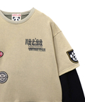 PANDIESTA(パンディエスタ) |SB PANDIESTA サコッシュ ミリタリー フェイクレイヤード Tシャツ セットアップ可能(595953 MENS/WOMENS)