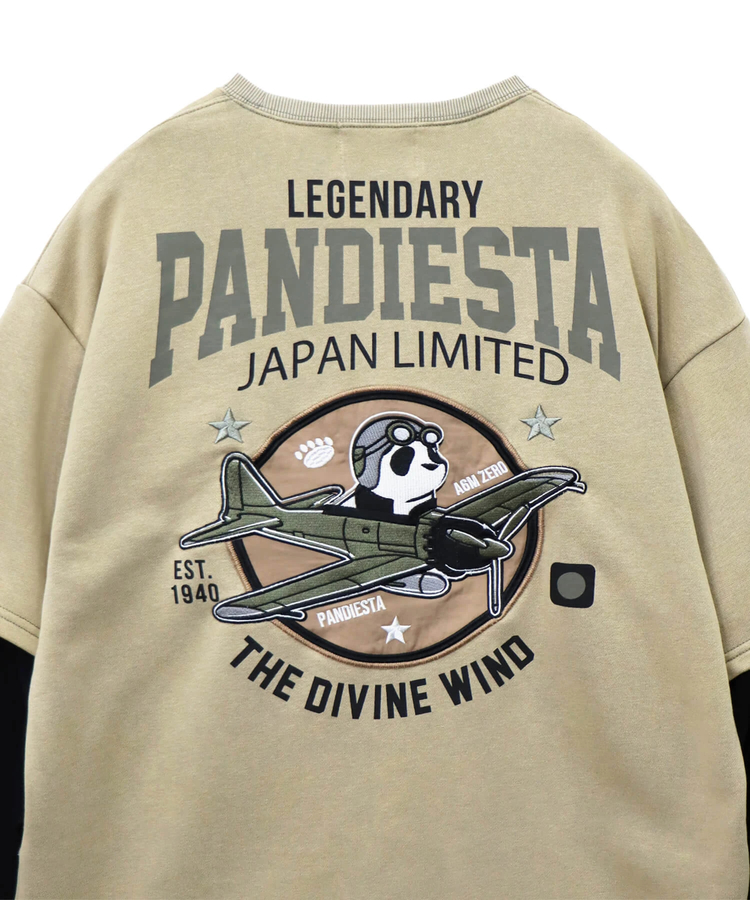 PANDIESTA(パンディエスタ) |SB PANDIESTA サコッシュ ミリタリー フェイクレイヤード Tシャツ セットアップ可能(595953 MENS/WOMENS)