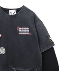 PANDIESTA(パンディエスタ) |SB PANDIESTA サコッシュ ミリタリー フェイクレイヤード Tシャツ セットアップ可能(595953 MENS/WOMENS)