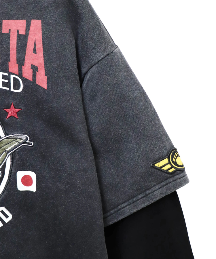 PANDIESTA(パンディエスタ) |SB PANDIESTA サコッシュ ミリタリー フェイクレイヤード Tシャツ セットアップ可能(595953 MENS/WOMENS)