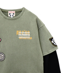 PANDIESTA(パンディエスタ) |SB PANDIESTA サコッシュ ミリタリー フェイクレイヤード Tシャツ セットアップ可能(595953 MENS/WOMENS)