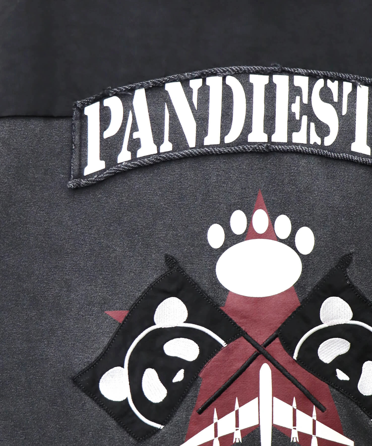 PANDIESTA(パンディエスタ) |SB PANDIESTA エアフォースパンダ ミリタリー フルジップパーカー セットアップ可能(595954 MENS/WOMENS)
