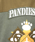 PANDIESTA(パンディエスタ) |SB PANDIESTA エアフォースパンダ ミリタリー フルジップパーカー セットアップ可能(595954 MENS/WOMENS)