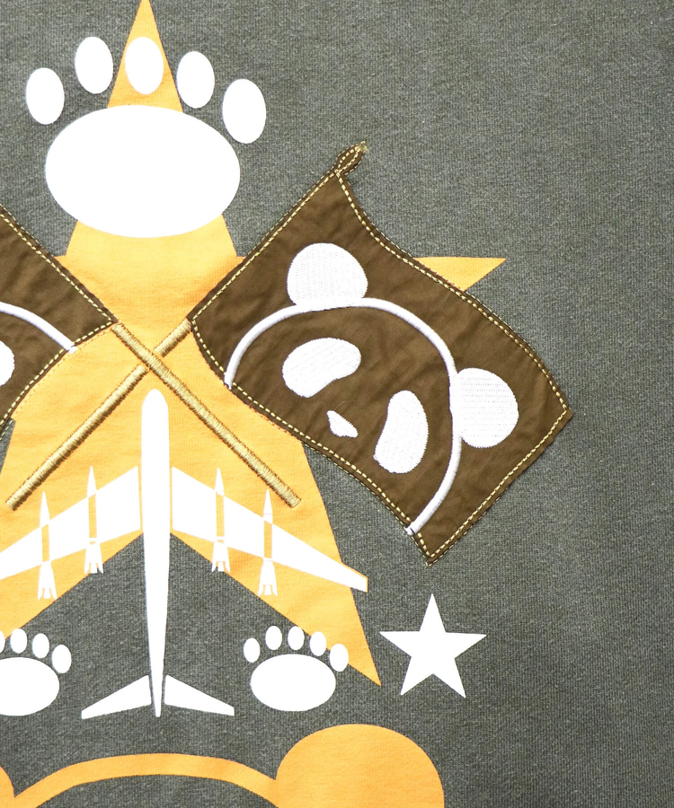 PANDIESTA(パンディエスタ) |SB PANDIESTA エアフォースパンダ ミリタリー フルジップパーカー セットアップ可能(595954 MENS/WOMENS)