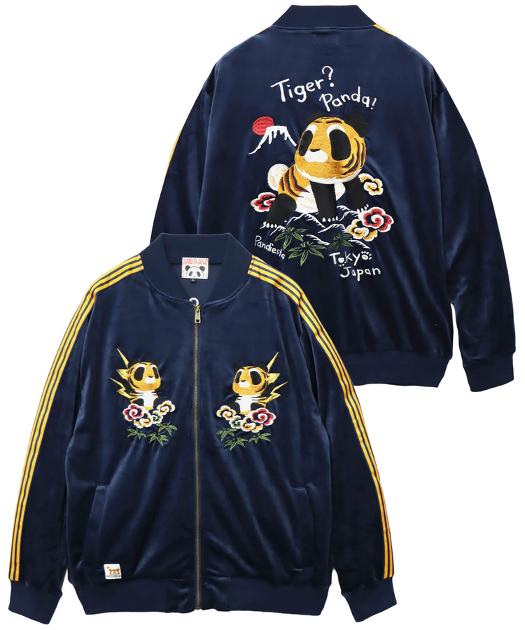 PANDIESTA(パンディエスタ) |SB PANDIESTA タイガーパンダ ベロア ジャージ ブルゾン(595206 MENS/WOMENS)