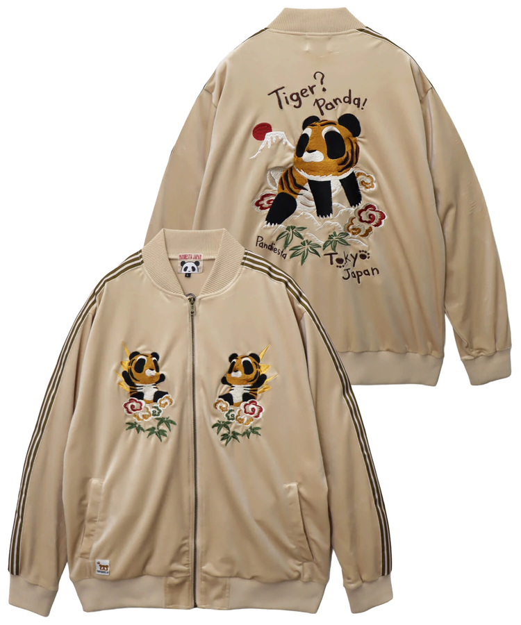 SB PANDIESTA タイガーパンダ ベロア ジャージ ブルゾン(595206 MENS