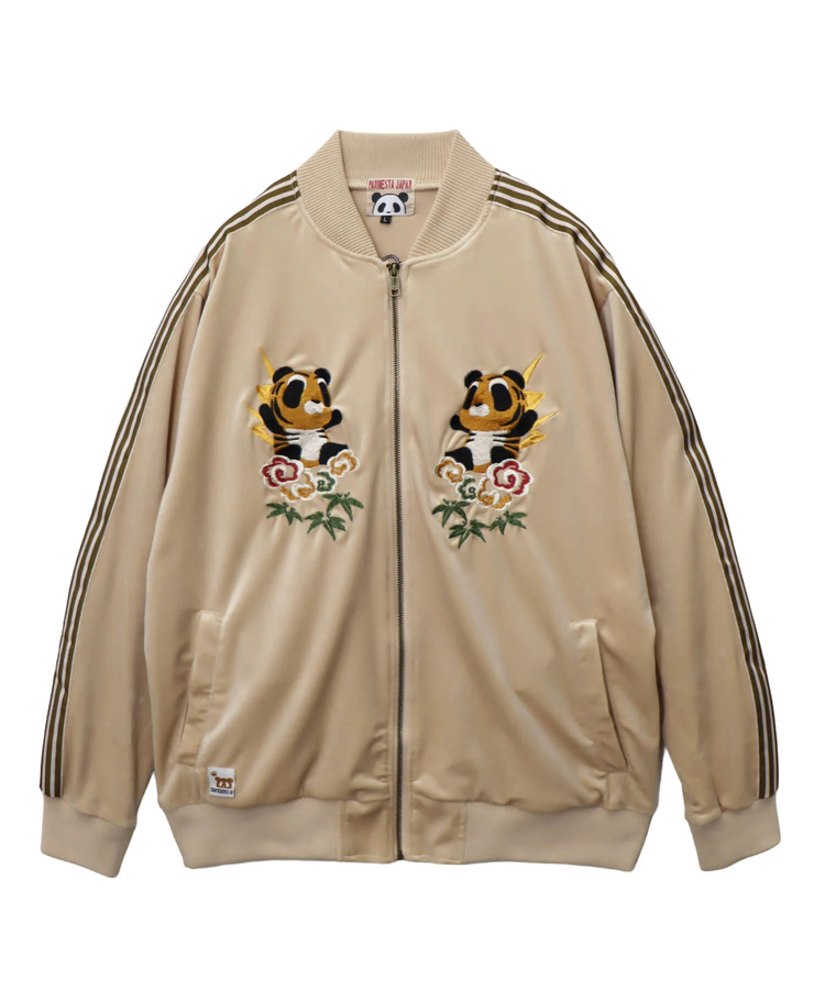 PANDIESTA(パンディエスタ) |SB PANDIESTA タイガーパンダ ベロア ジャージ ブルゾン(595206 MENS/WOMENS)