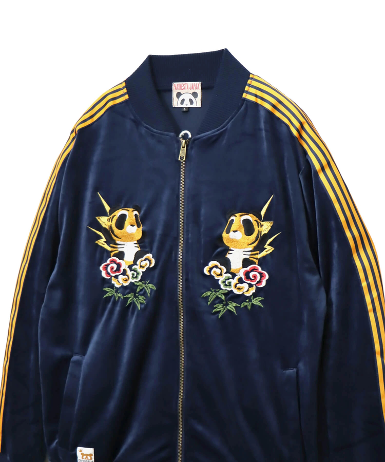 SB PANDIESTA タイガーパンダ ベロア ジャージ ブルゾン(595206 MENS