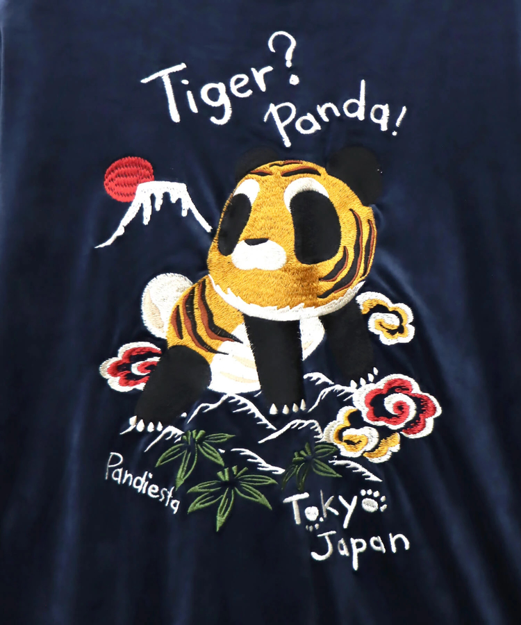 PANDIESTA(パンディエスタ) |SB PANDIESTA タイガーパンダ ベロア ジャージ ブルゾン(595206 MENS/WOMENS)