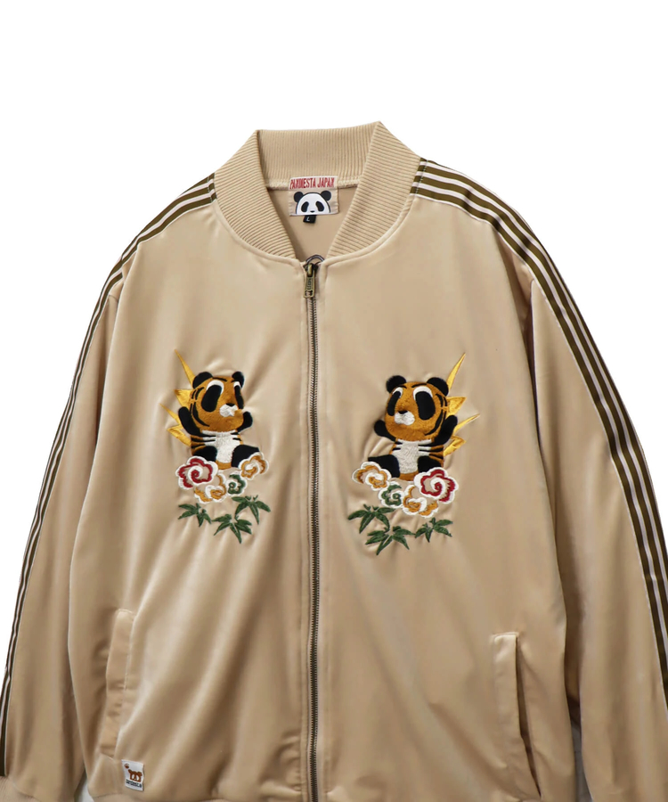 PANDIESTA(パンディエスタ) |SB PANDIESTA タイガーパンダ ベロア ジャージ ブルゾン(595206 MENS/WOMENS)
