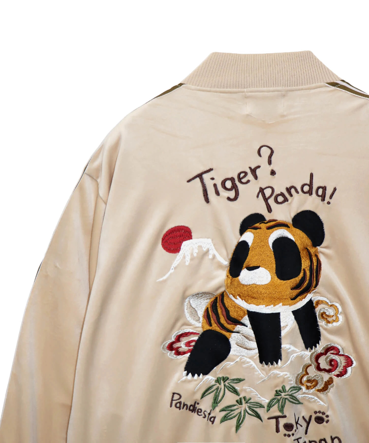 SB PANDIESTA タイガーパンダ ベロア ジャージ ブルゾン(595206 MENS