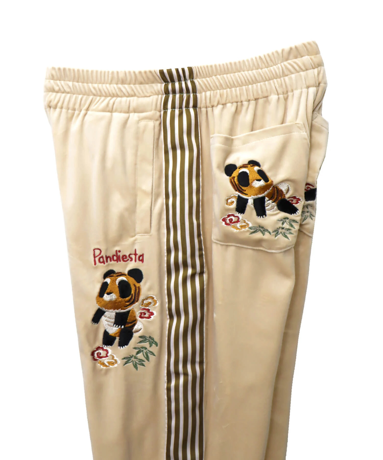 PANDIESTA(パンディエスタ) |SB PANDIESTA タイガーパンダ ベロア ジャージ パンツ(595207 MENS/WOMENS)
