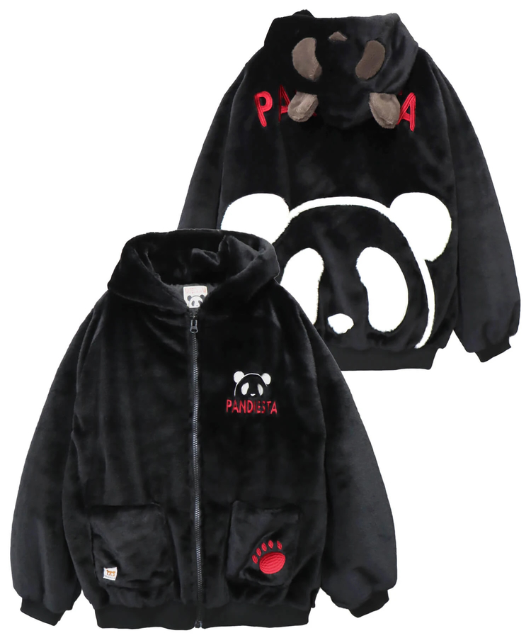 PANDIESTA(パンディエスタ) |SB 熊猫謹製 なりきり ラグラン切替 フェイクファー ブルゾン(595200 MENS/WOMENS)