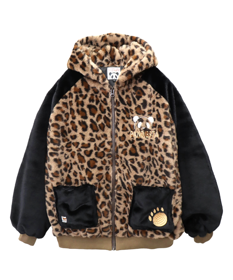 PANDIESTA(パンディエスタ) |SB 熊猫謹製 なりきり ラグラン切替 フェイクファー ブルゾン(595200 MENS/WOMENS)