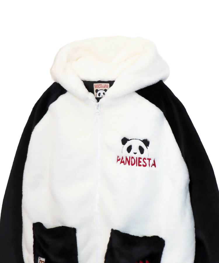 PANDIESTA(パンディエスタ) |SB 熊猫謹製 なりきり ラグラン切替 フェイクファー ブルゾン(595200 MENS/WOMENS)