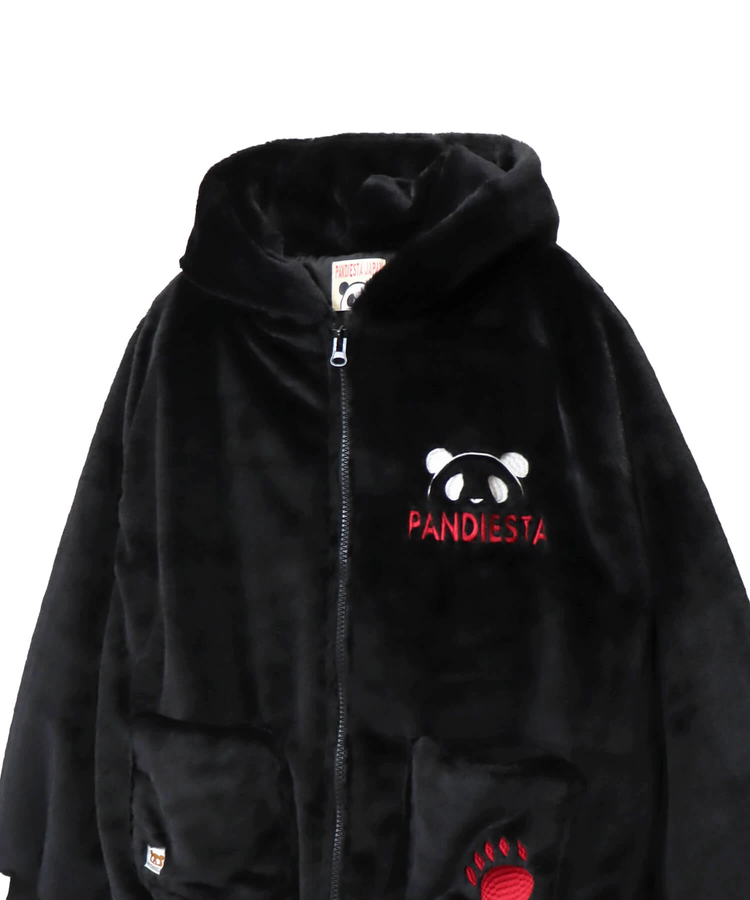 PANDIESTA(パンディエスタ) |SB 熊猫謹製 なりきり ラグラン切替 フェイクファー ブルゾン(595200 MENS/WOMENS)
