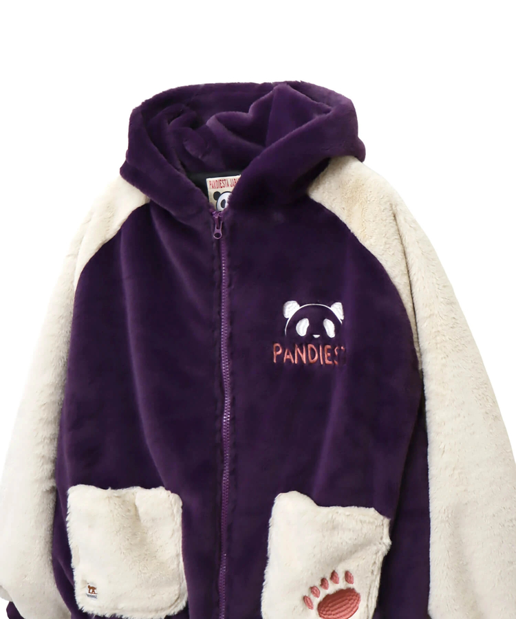 PANDIESTA(パンディエスタ) |SB 熊猫謹製 なりきり ラグラン切替 フェイクファー ブルゾン(595200 MENS/WOMENS)