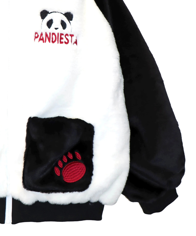 PANDIESTA(パンディエスタ) |SB 熊猫謹製 なりきり ラグラン切替 フェイクファー ブルゾン(595200 MENS/WOMENS)