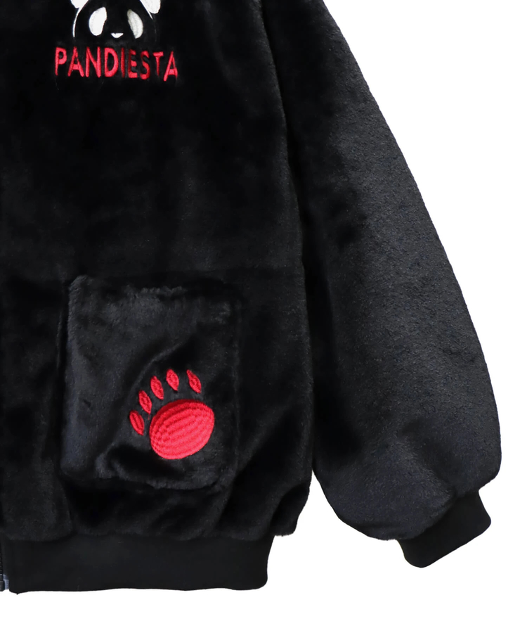 PANDIESTA(パンディエスタ) |SB 熊猫謹製 なりきり ラグラン切替 フェイクファー ブルゾン(595200 MENS/WOMENS)