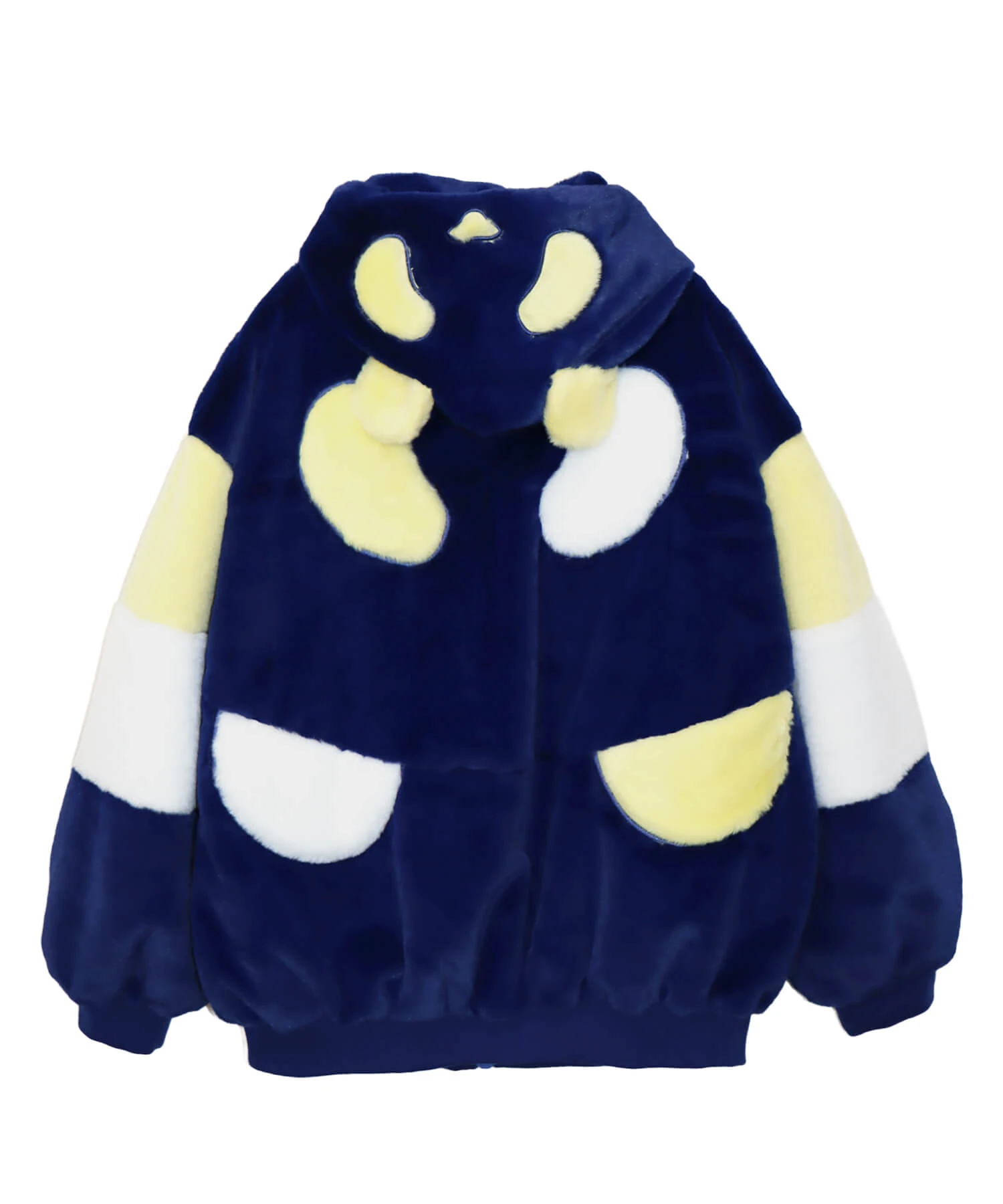 くまパンダ出品④ SB 熊猫謹製 なりきり 逆さまパンダ フェイクファー ブルゾン