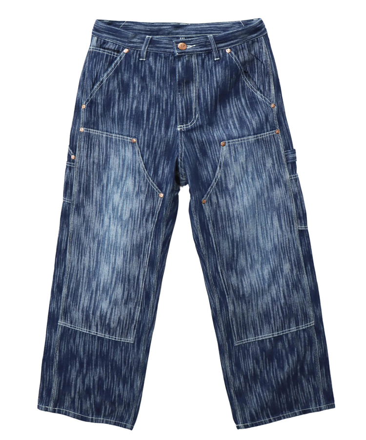 PANDIESTA(パンディエスタ) |SB 熊猫謹製 ウェーブ ジャガード ダブルニー ぺインター パンツ(595651 MENS)