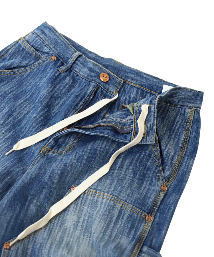 PANDIESTA(パンディエスタ) |SB 熊猫謹製 ウェーブ ジャガード ダブルニー ぺインター パンツ(595651 MENS)