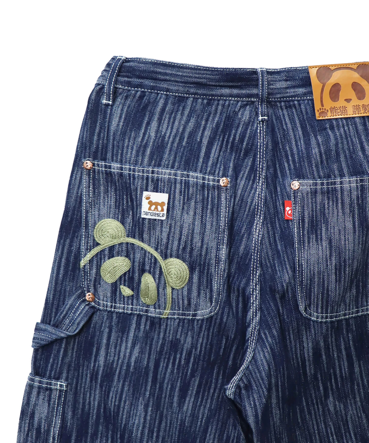 PANDIESTA(パンディエスタ) |SB 熊猫謹製 ウェーブ ジャガード ダブルニー ぺインター パンツ(595651 MENS)