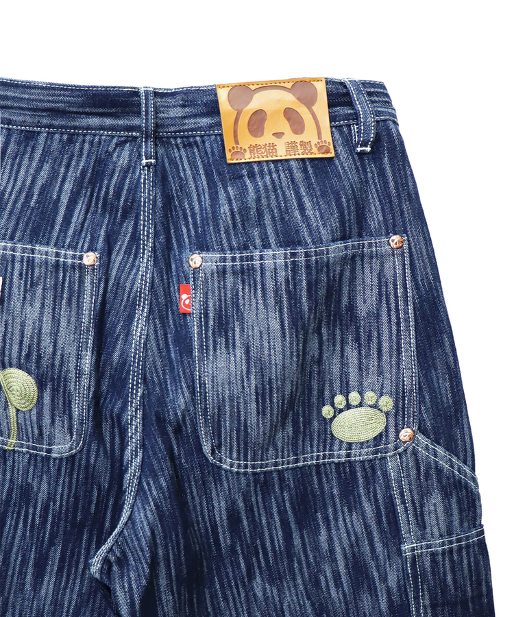 PANDIESTA(パンディエスタ) |SB 熊猫謹製 ウェーブ ジャガード ダブルニー ぺインター パンツ(595651 MENS)