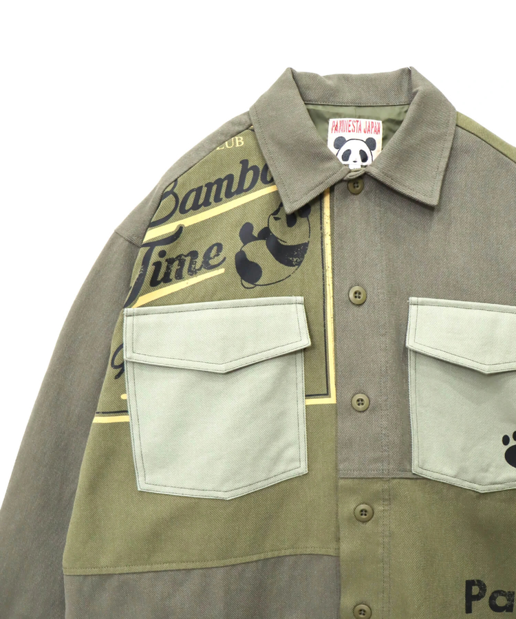 PANDIESTA(パンディエスタ) |SB PANDIESTA シンメトリー 切替 リメイク ワイド カバーオール セットアップ可能(595957 MENS/WOMENS)