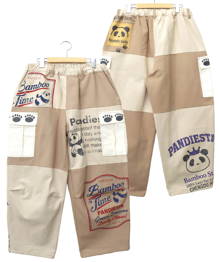 PANDIESTA(パンディエスタ) |SB PANDIESTA シンメトリー 切替 リメイク カーゴパンツ セットアップ可能(595958 MENS/WOMENS)