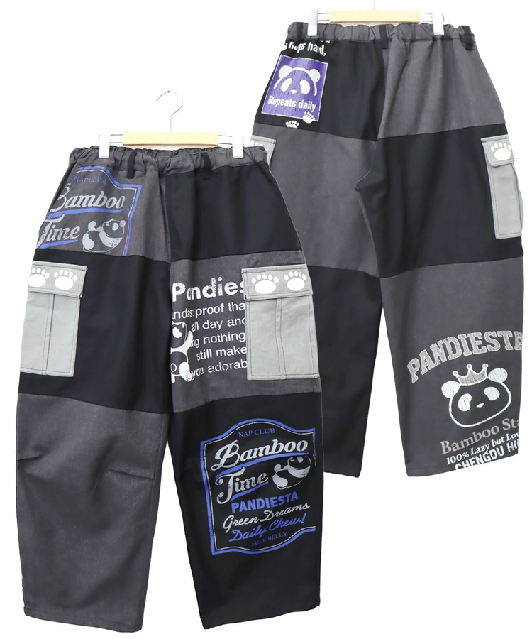 PANDIESTA(パンディエスタ) |SB PANDIESTA シンメトリー 切替 リメイク カーゴパンツ セットアップ可能(595958 MENS/WOMENS)
