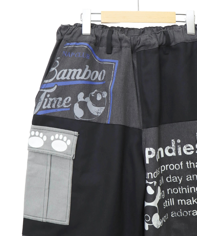 PANDIESTA(パンディエスタ) |SB PANDIESTA シンメトリー 切替 リメイク カーゴパンツ セットアップ可能(595958 MENS/WOMENS)