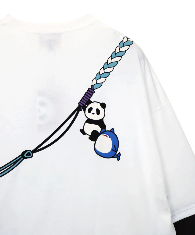 PANDIESTA(パンディエスタ) |SB PANDIESTA サメ型スマホショルダー ロングスリーブ Tシャツ(595750 MENS/WOMENS)