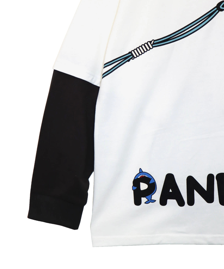 PANDIESTA(パンディエスタ) |SB PANDIESTA サメ型スマホショルダー ロングスリーブ Tシャツ(595750 MENS/WOMENS)