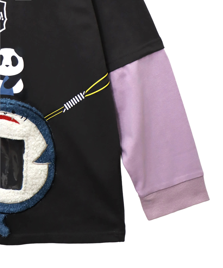 PANDIESTA(パンディエスタ) |SB PANDIESTA サメ型スマホショルダー ロングスリーブ Tシャツ(595750 MENS/WOMENS)