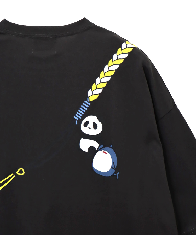 PANDIESTA(パンディエスタ) |SB PANDIESTA サメ型スマホショルダー ロングスリーブ Tシャツ(595750 MENS/WOMENS)