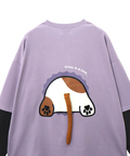 PANDIESTA(パンディエスタ) |SB PANDIESTA 飛び出し にゃんこぱんだ ロングスリーブ Tシャツ(595751 MENS/WOMENS)