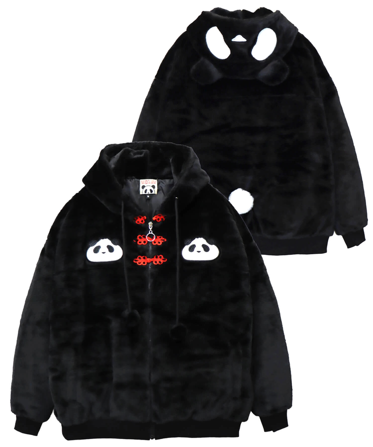 PANDIESTA(パンディエスタ) |SB PANDIESTA なりきり中華パンダ フェイクファー ブルゾン(595100 MENS/WOMENS)